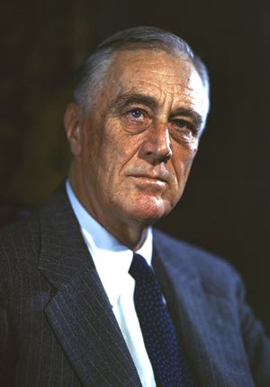 Franklin D Roosevelt's portrait